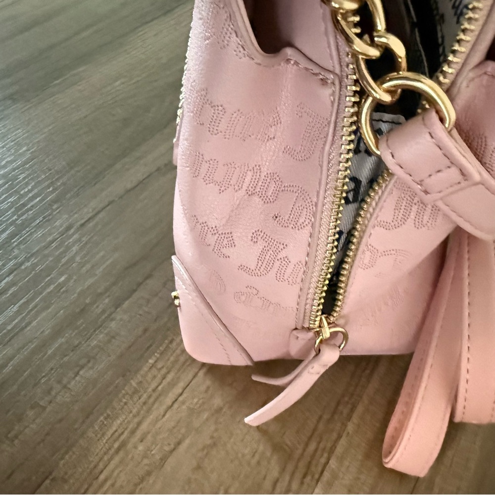 Juicy Couture Pink Embossed Satchel - Picture 5 of 12